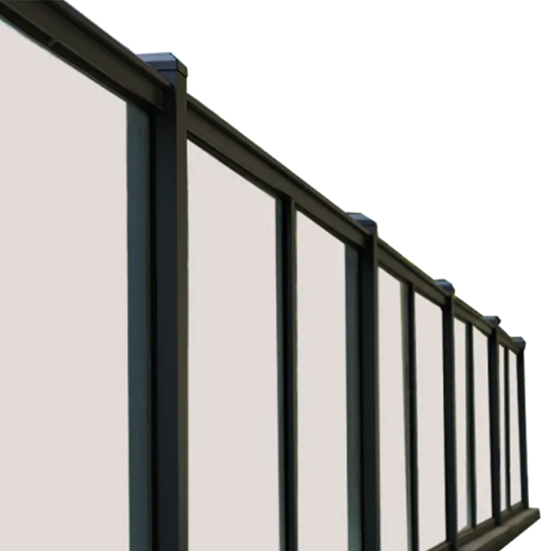 Garde-corps à cadre visible du système RG-RL90