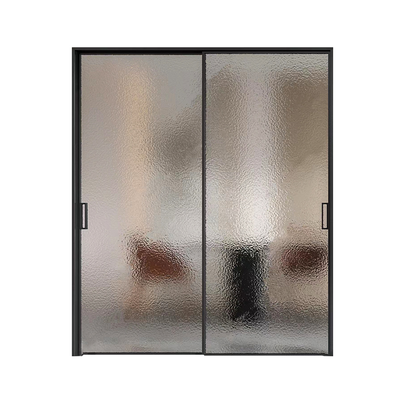 Porte coulissante à système de verre simple vitrage RG-DS100